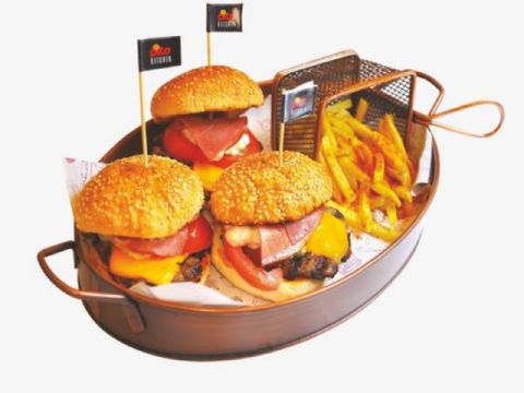 3 Lü Trio Burger Menü